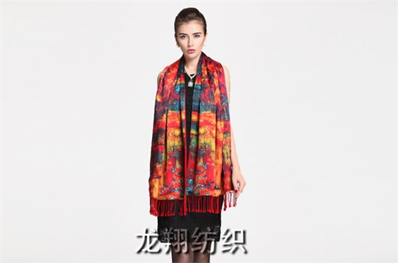 龍翔紡織女士圍巾